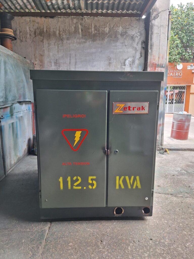 Reparación Transformador Pedestal 112.5 KVA Zetrak